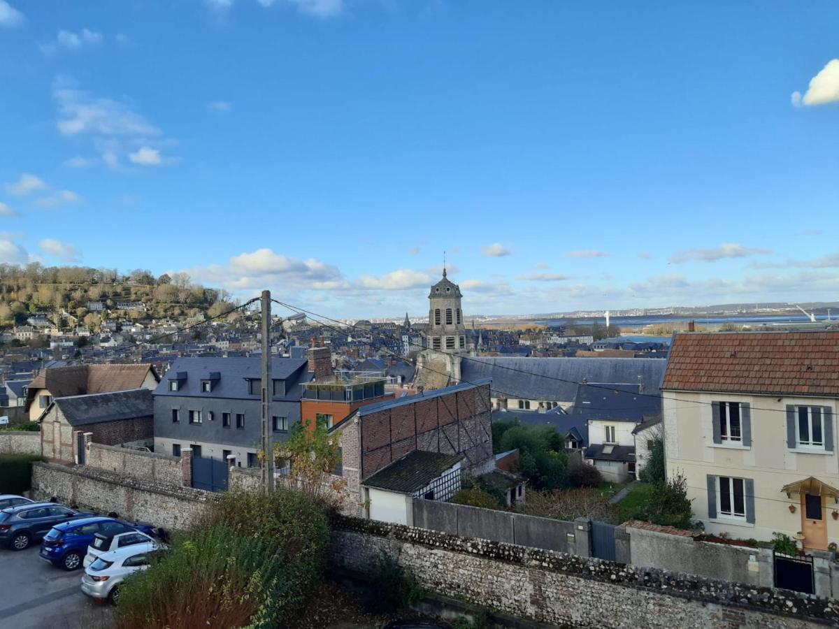 Ferienwohnung Vue Sur Seine Et Honfleur Exterior foto